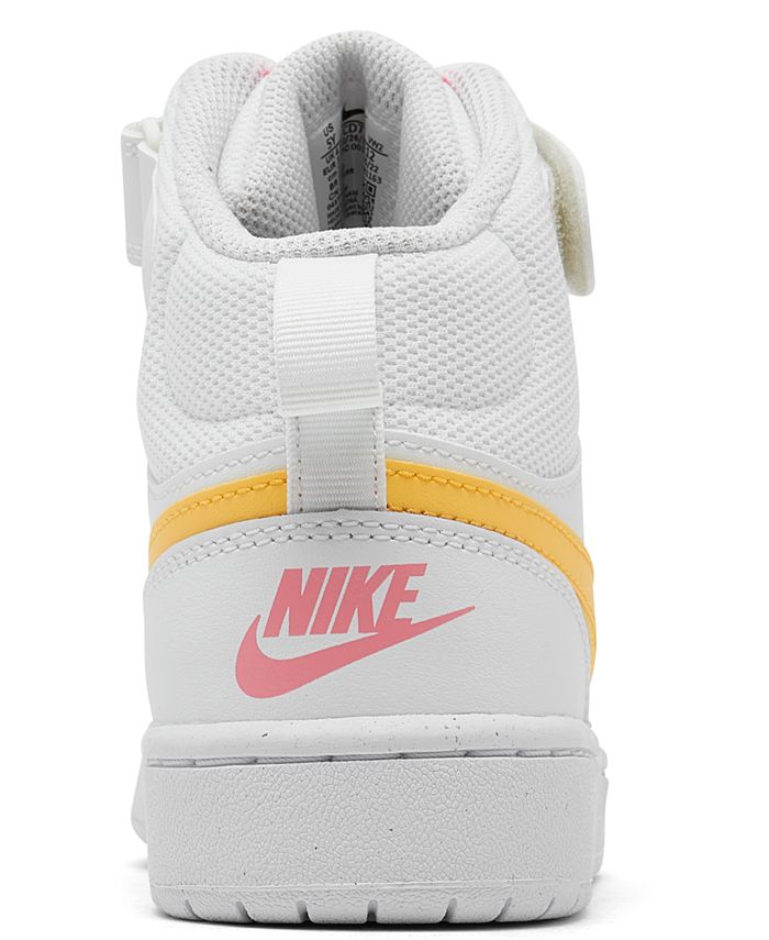 Nike Big Girls Court Borough Mid 2 Casual Sneakers from Finish Line ...