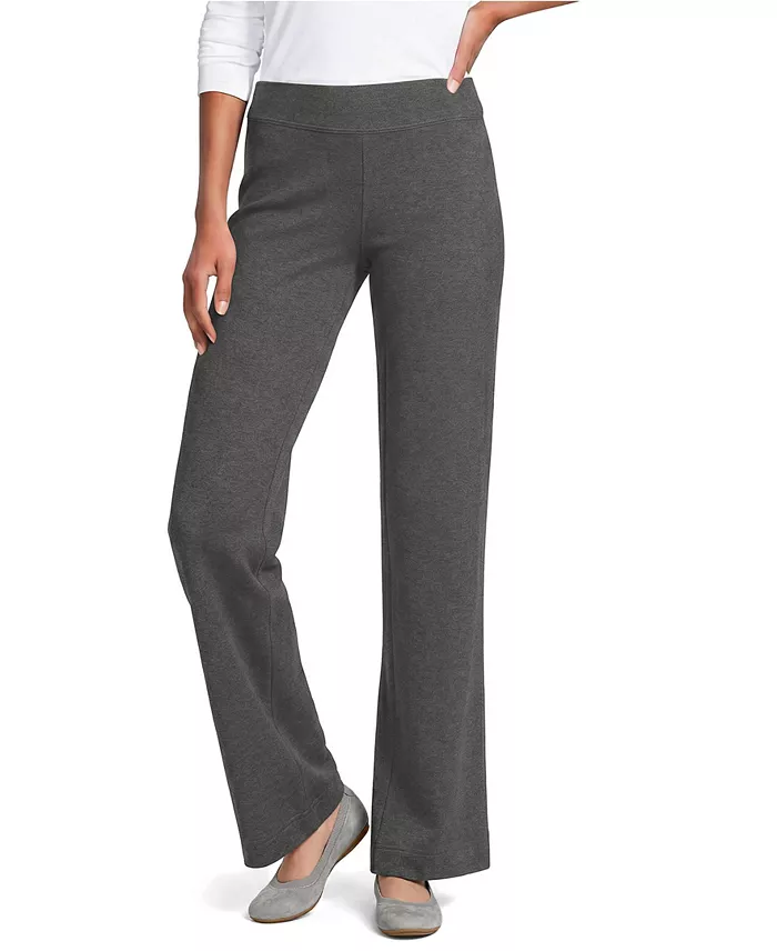 Women's Lands  End Starfish Mid-Rise Straight-Leg Pants - thumbnail 5