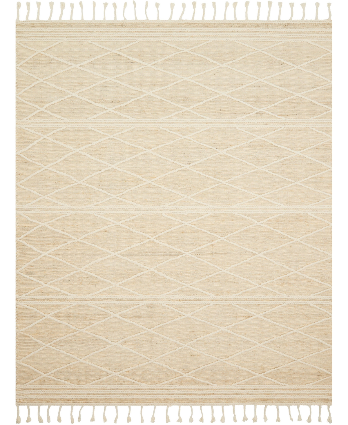 Magnolia Home By Joanna Gaines X Loloi Cora Cra-01 7'9" X 9'9" Area Rug In Ivory