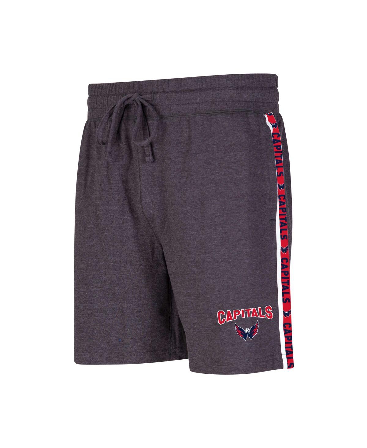 Concepts Sport Men's  Charcoal Washington Capitals Team Stripe Shorts