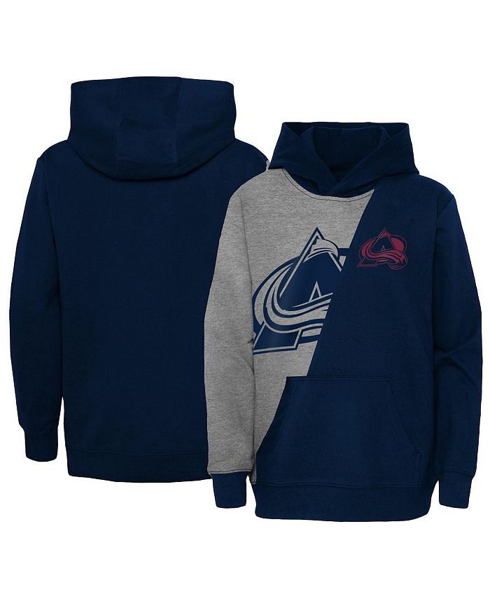 Vintage Colorado Avalanche Lace-Up Pullover Hoodie