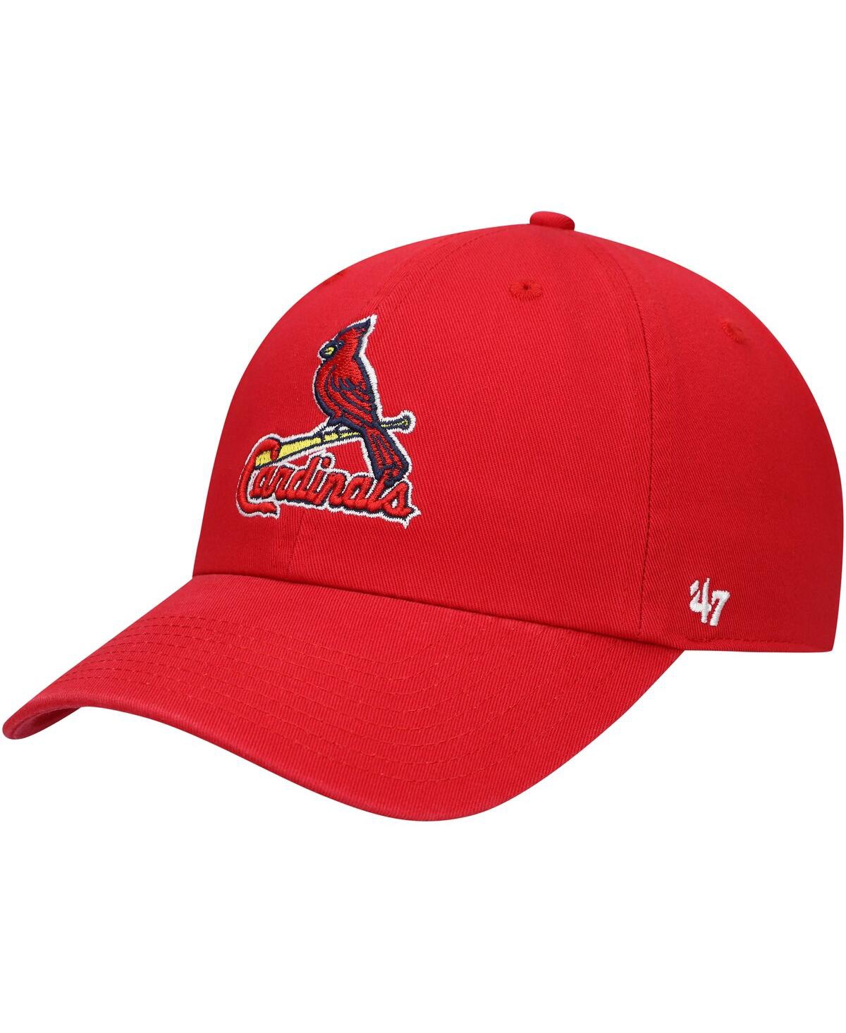 47 Brand Men's ' Red St. Louis Cardinals Clean Up Adjustable Hat