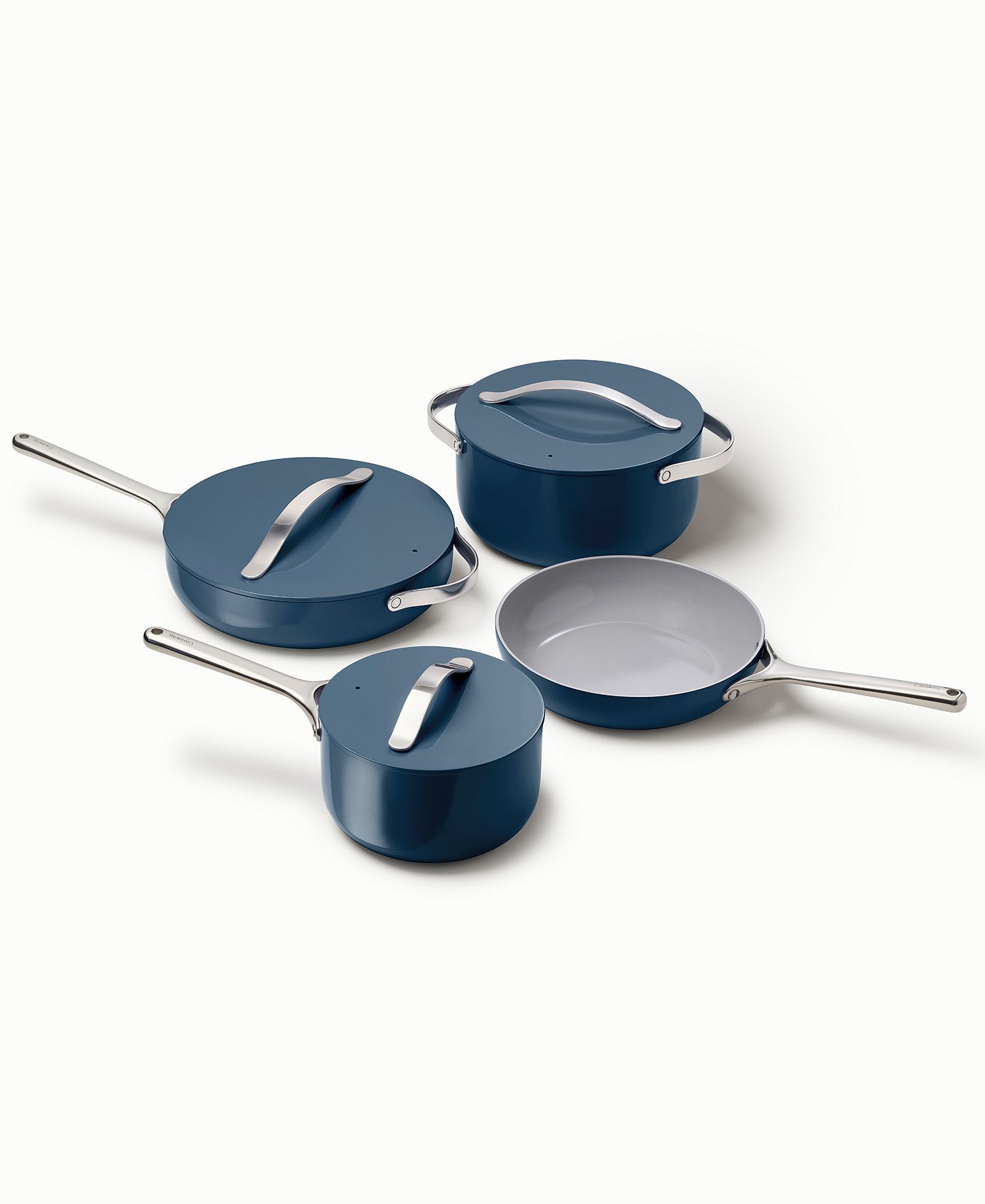 12-Piece Caraway Non-Stick Ceramic Cookware Set (Navy)