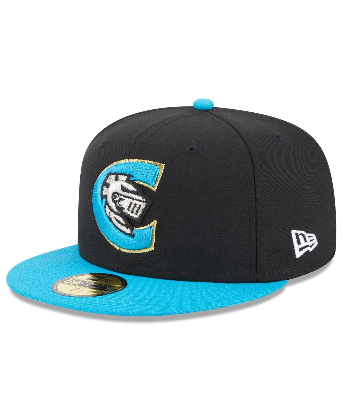 New Era Black Charlotte Knights Authentic Collection Alternate Logo 59fifty Fitted Hat In Black