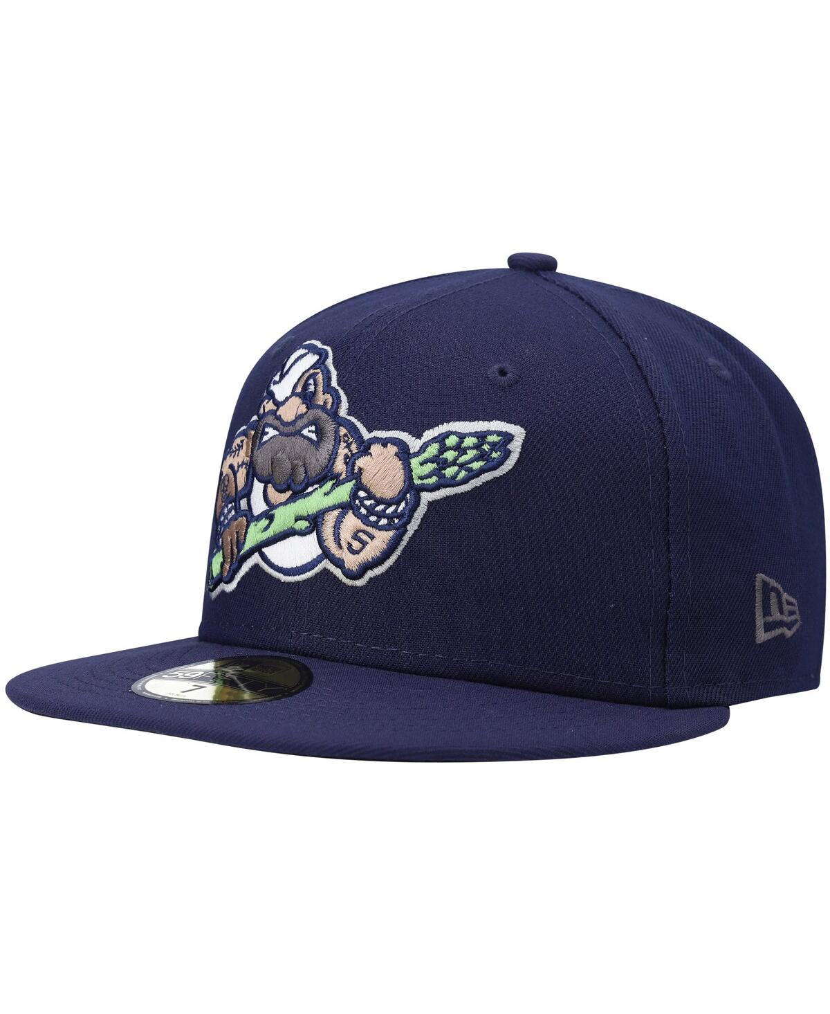 Men's New EraStockton Ports Authentic Collection Team Alternate 59FIFTY Fitted Hat - Navy