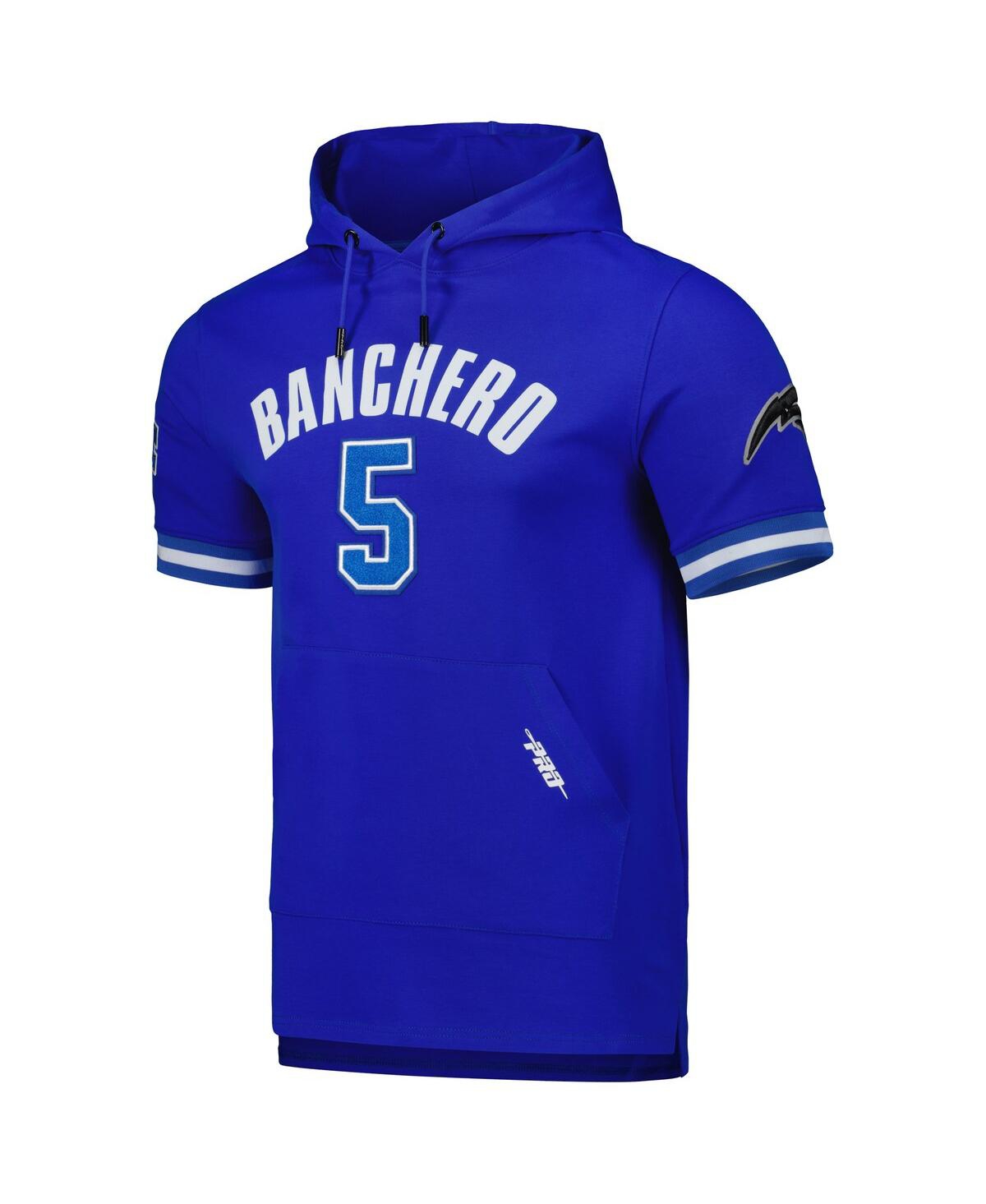 Pro Standard Men's  Paolo Banchero Royal Orlando Magic Name And Number Short Sleeve Pullover Hoodie In Royal