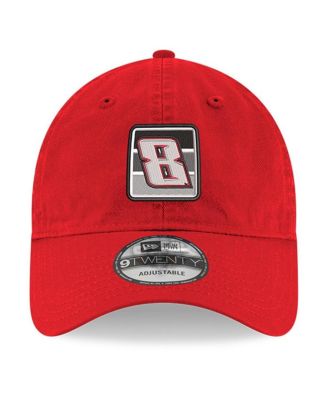 Men's Scarlet Kyle Busch 9TWENTY Side Patch Adjustable Hat
