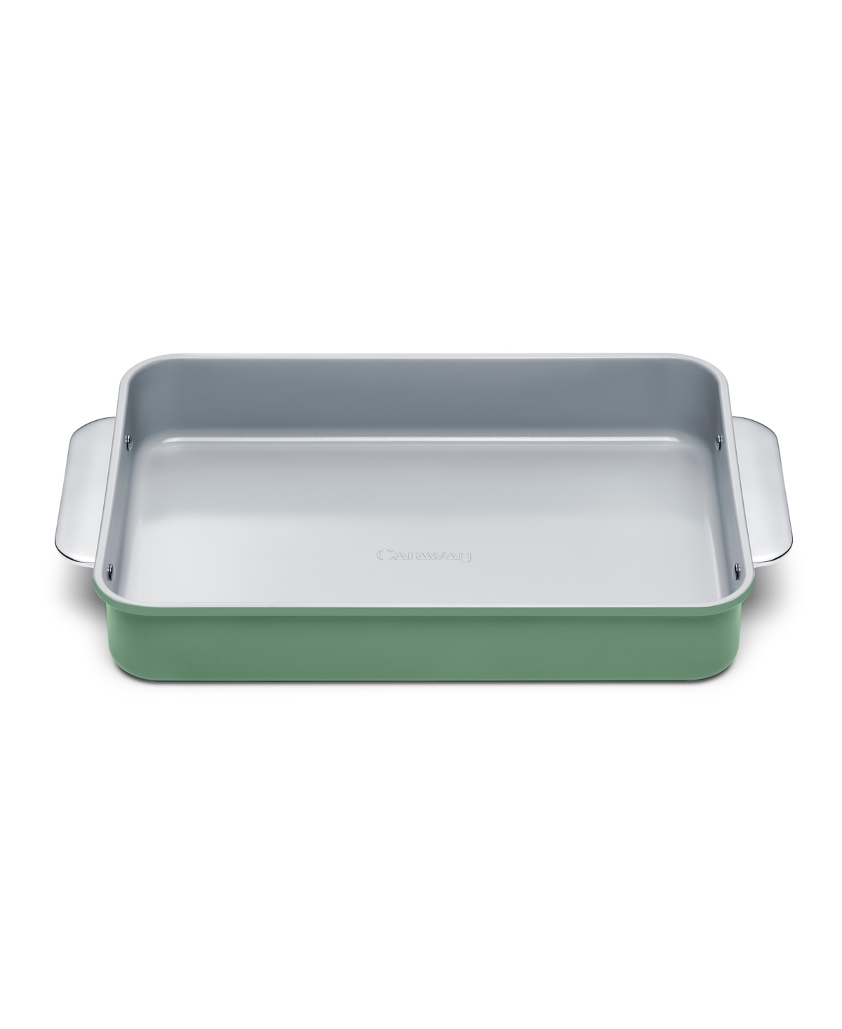 Caraway Non-stick Ceramic Brownie Pan With Handles In Sage
