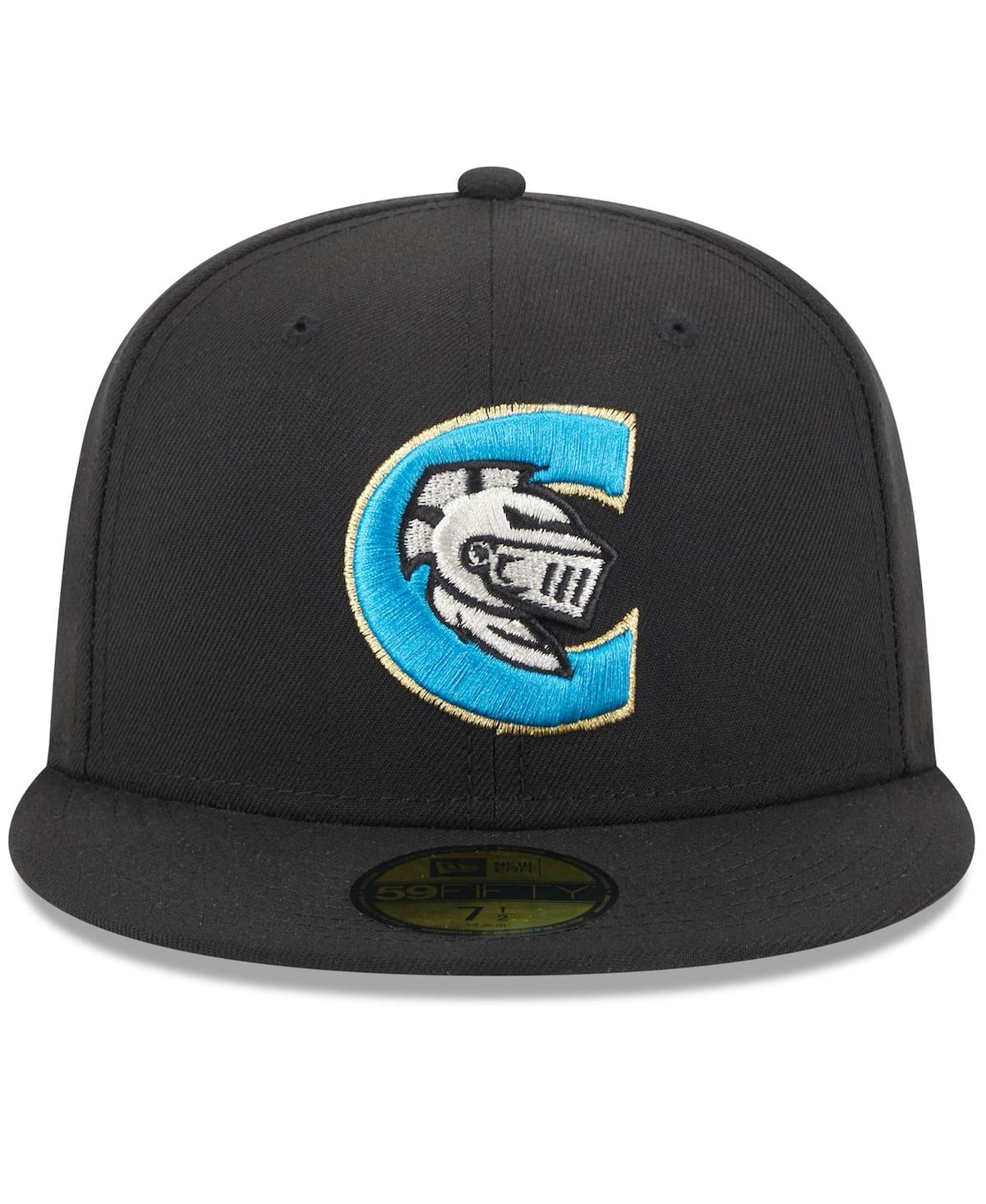 New Era Black Charlotte Knights Authentic Collection Alternate Logo 59fifty Fitted Hat In Black