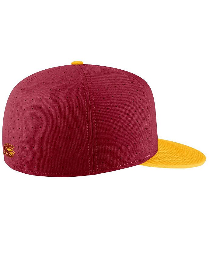 Nike Men's Cardinal USC Trojans Aero True Baseball Performance Fitted