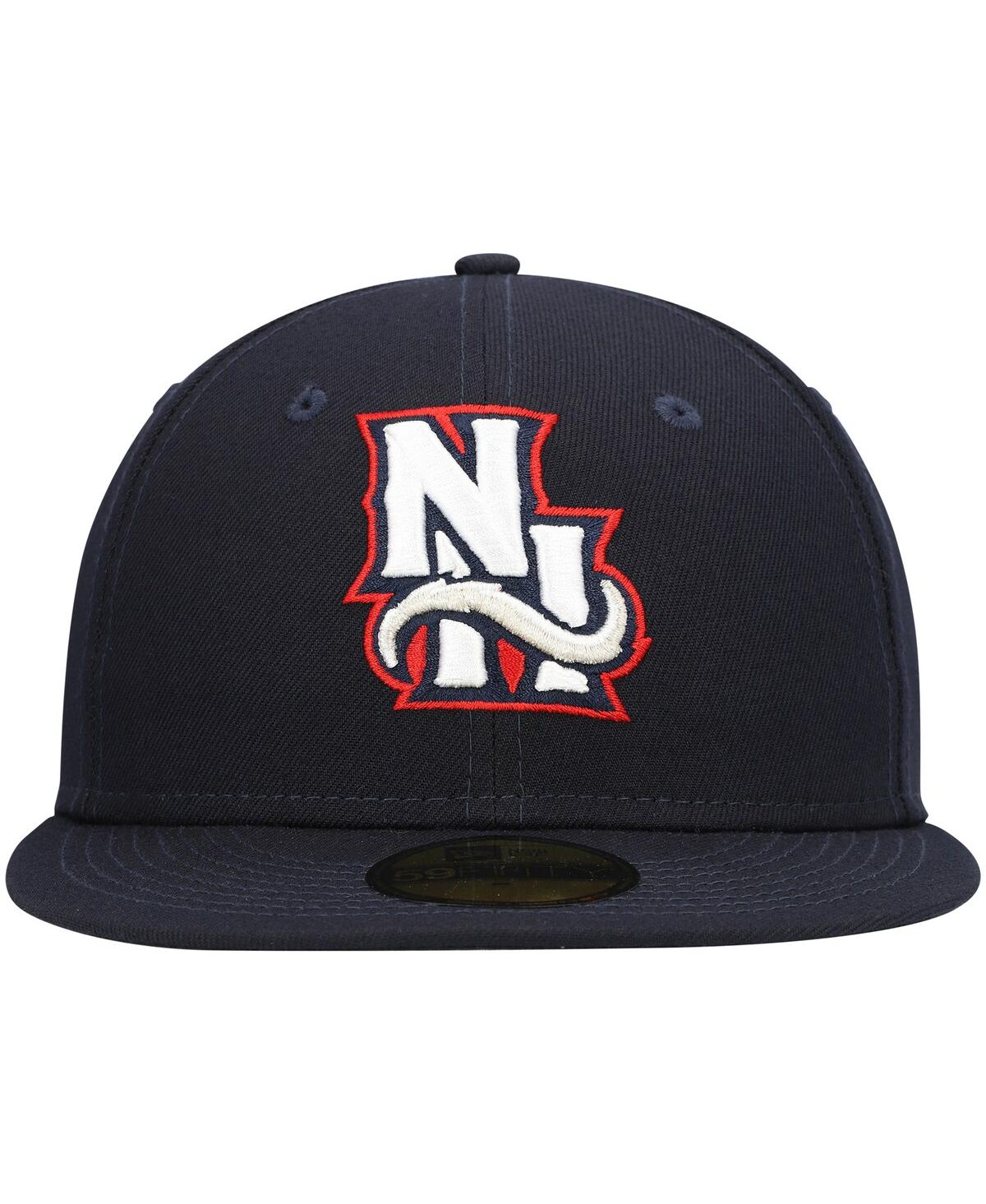 NEW ERA MEN'S NEW ERA NAVY NEW HAMPSHIRE FISHER CATS AUTHENTIC COLLECTION TEAM ALTERNATE 59FIFTY FITTED HAT 