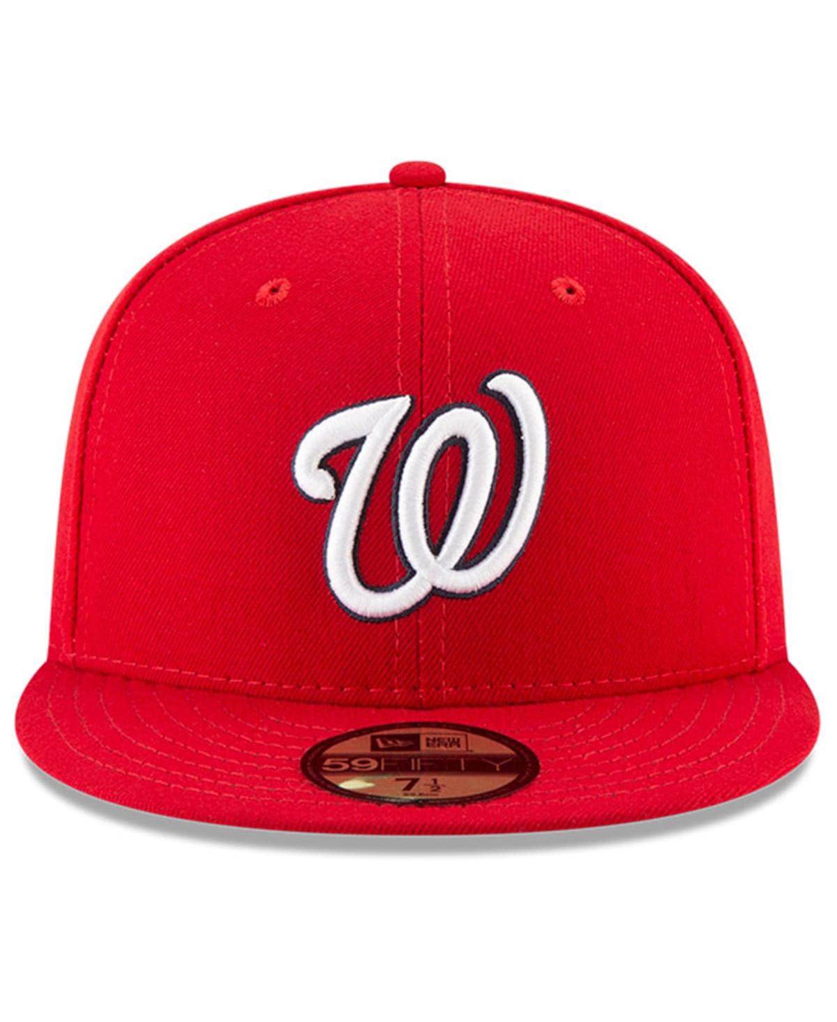 Men's New EraWashington Nationals 2023 Jackie Robinson Day 59FIFTY Fitted Hat - Red