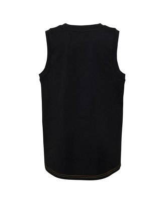 Big Boys and Girls Gold, Black Boston Bruins Revitalize Tank Top