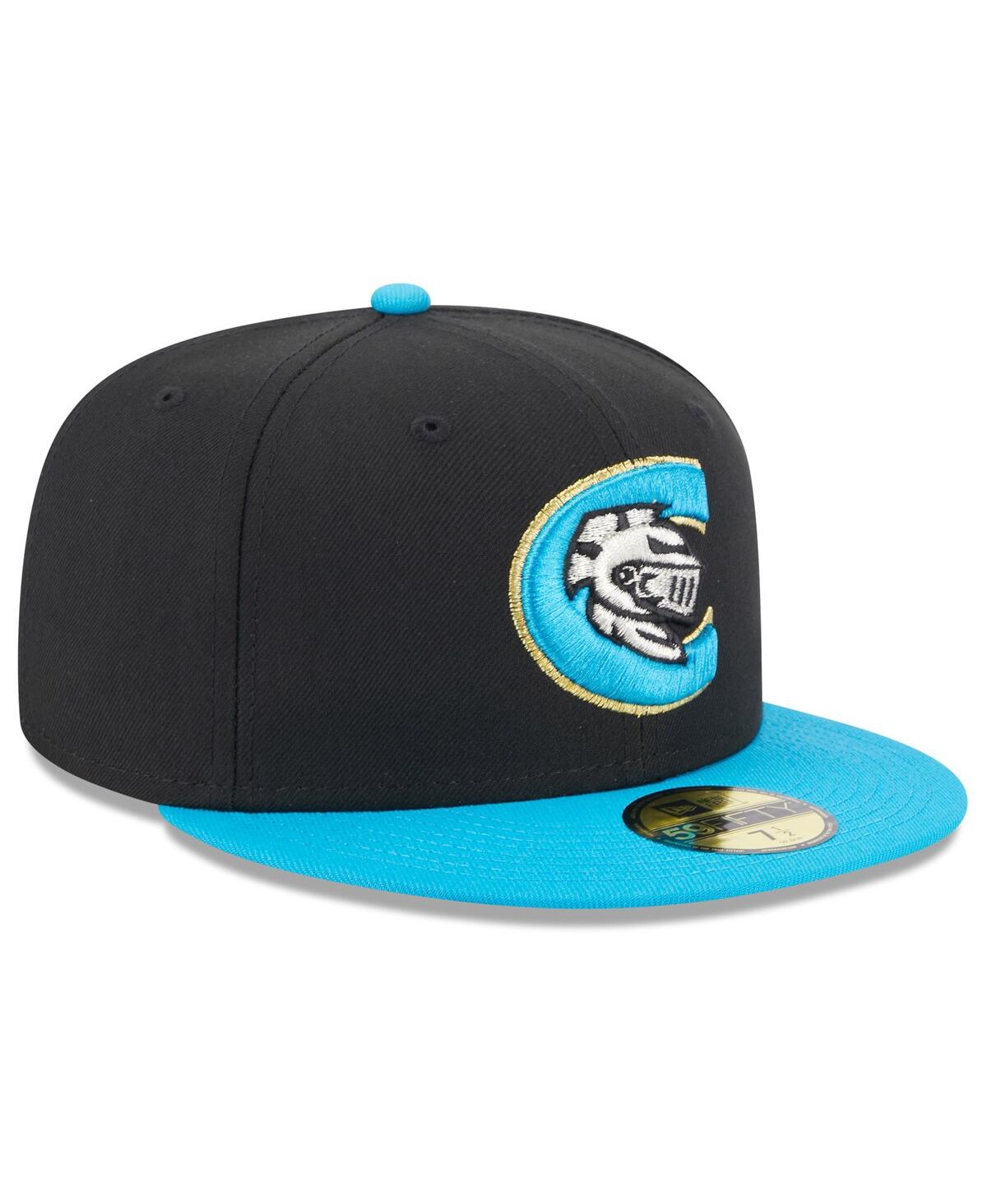 New Era Black Charlotte Knights Authentic Collection Alternate Logo 59fifty Fitted Hat In Black