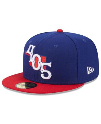 Men's Blue Oklahoma City Dodgers Authentic Collection Alternate Logo 59FIFTY Fitted Hat