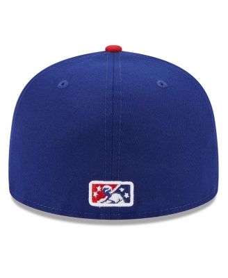 Men's Blue Oklahoma City Dodgers Authentic Collection Alternate Logo 59FIFTY Fitted Hat
