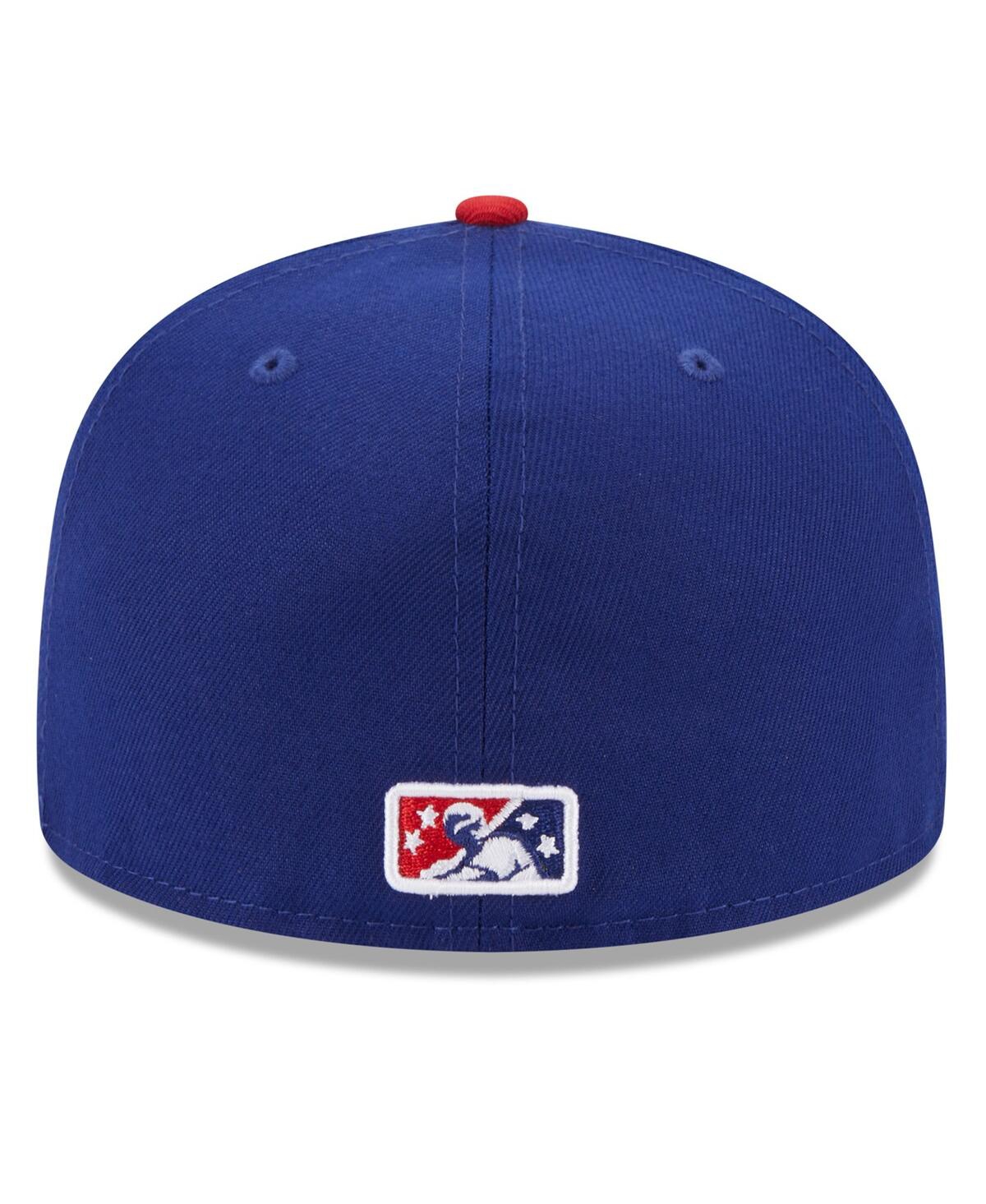 Shop New Era Men's  Blue Oklahoma City Dodgers Authentic Collection Alternate Logo 59fifty Fitted Hat