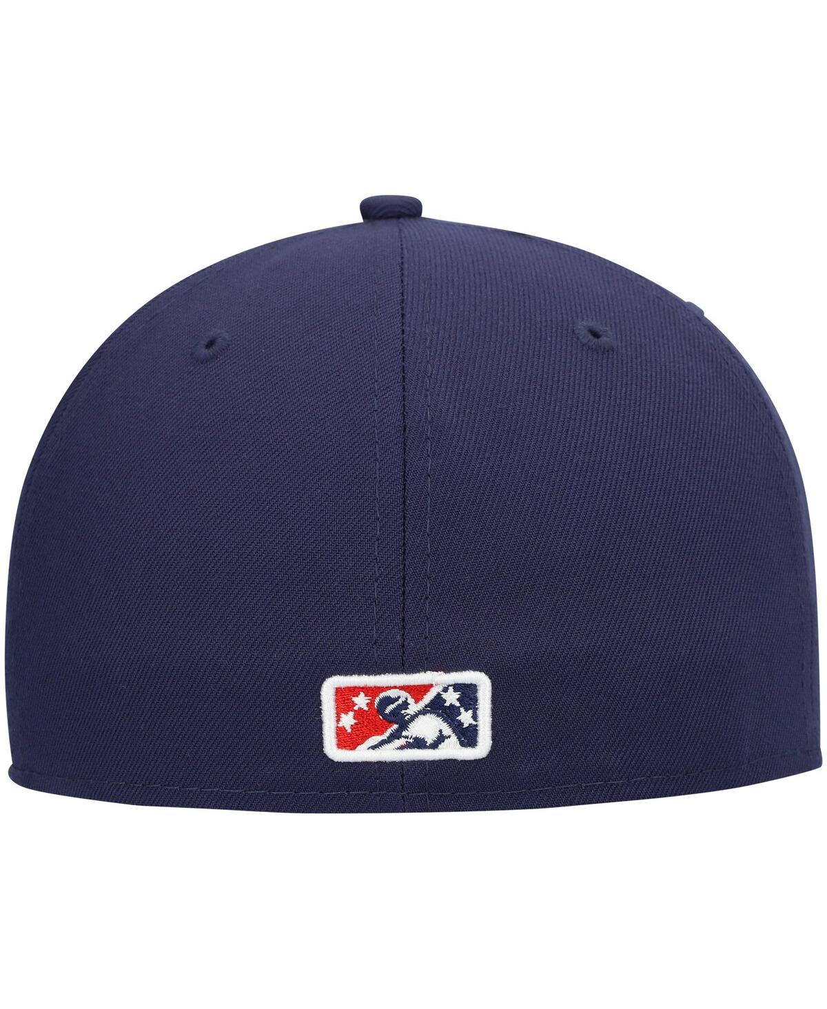 Men's New EraCedar Rapids Kernels Authentic Collection Team Alternate 59FIFTY Fitted Hat - Navy