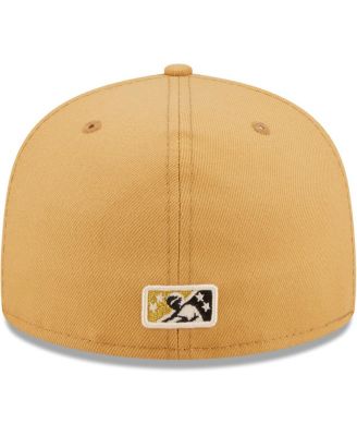 Men's Natural Lehigh Valley IronPigs Authentic Collection 59FIFTY Fitted Hat