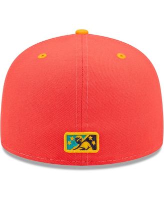 Men's Coral, Turquoise Gallos de Delmarva Copa De La Diversion 59FIFTY Fitted Hat