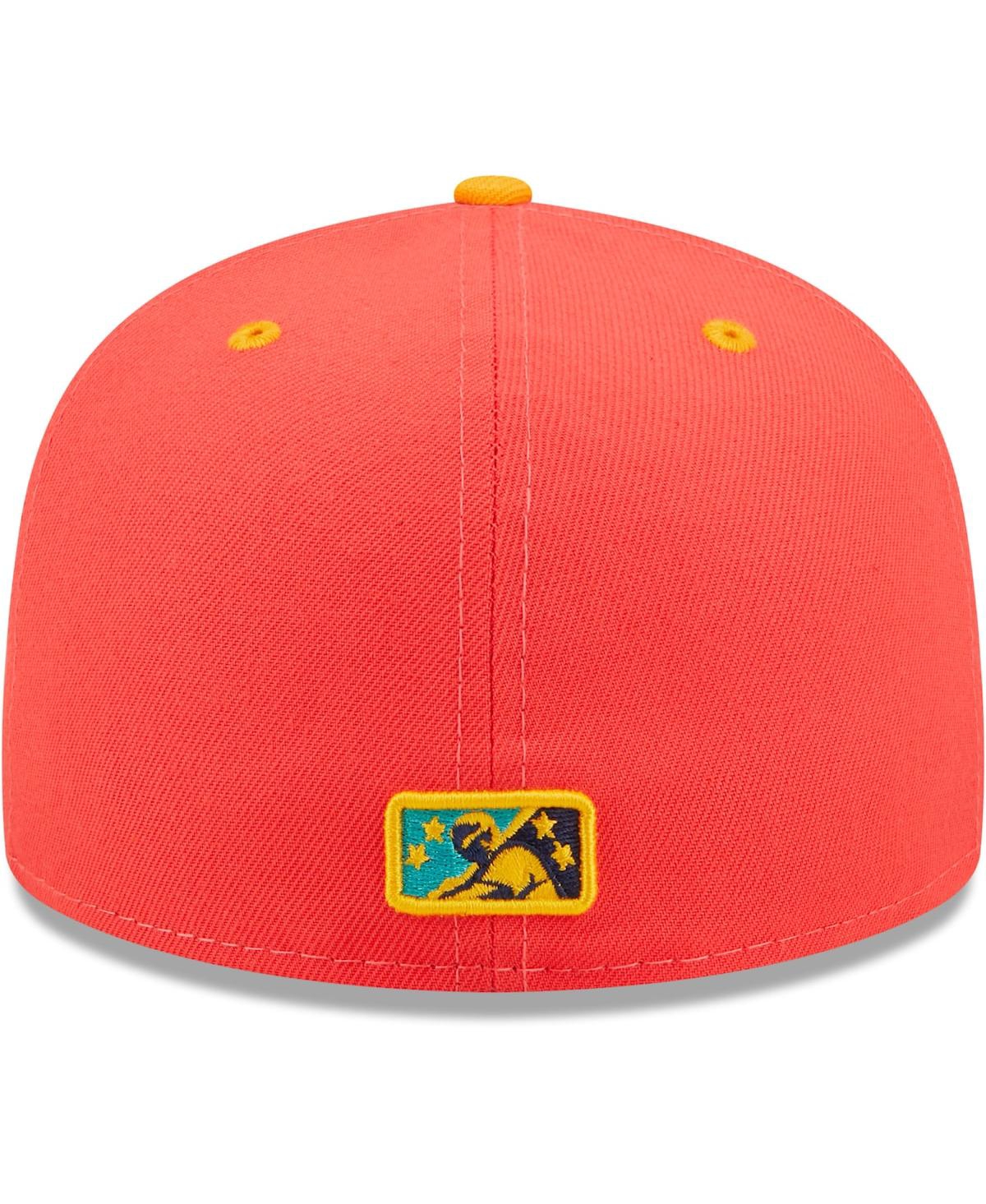 Shop New Era Men's  Coral, Turquoise Gallos De Delmarva Copa De La Diversion 59fifty Fitted Hat In Coral,turquoise