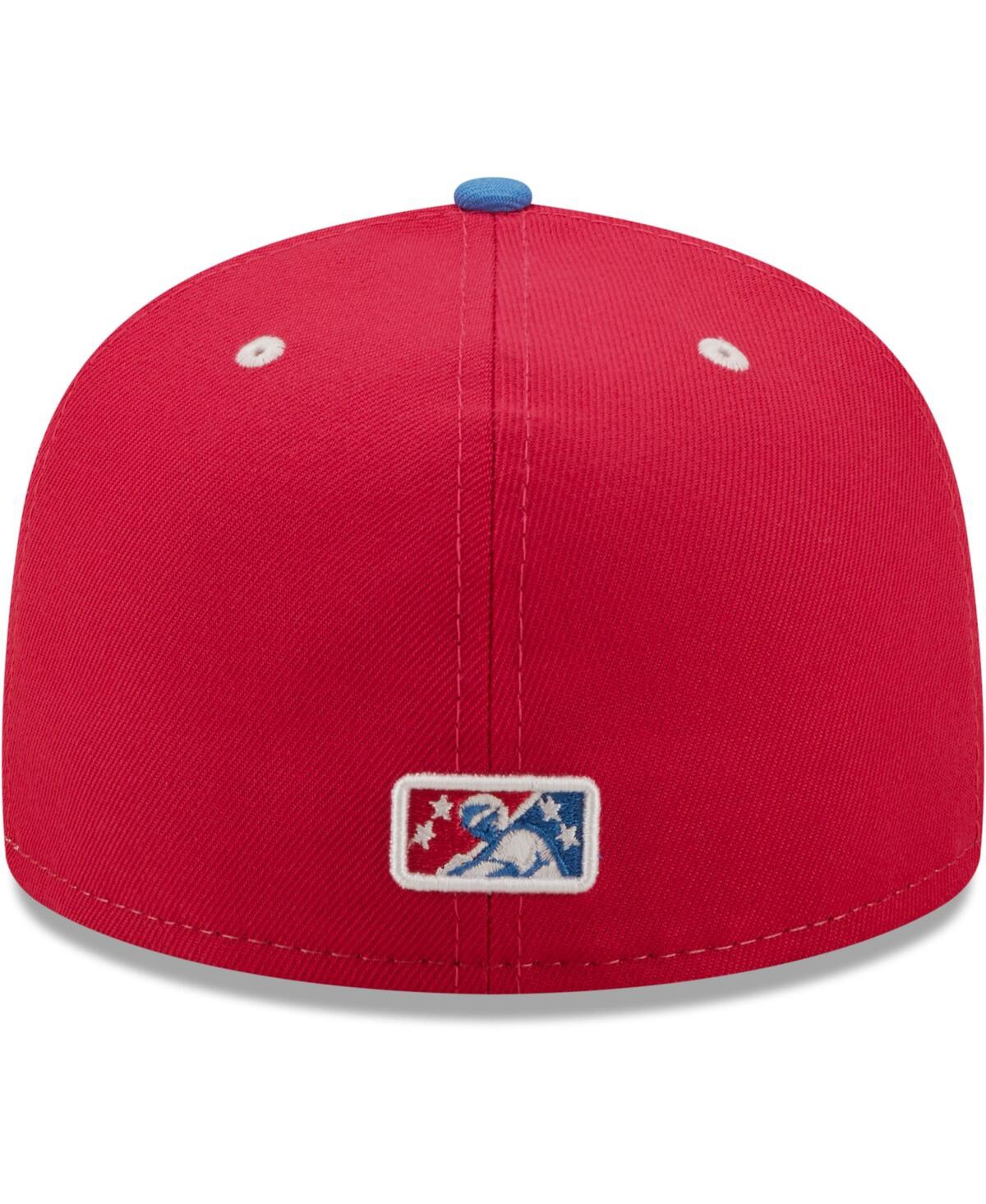 New Era Men's  White, Blue Ranas De Rio Copa De La Diversion 59fifty Fitted Hat In White,blue