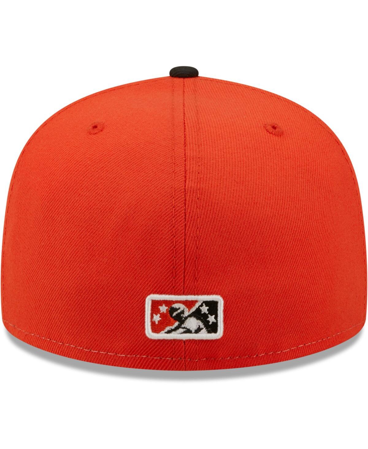 Men's New Era Black Pajaritos de Norfolk Copa De La Diversion 59FIFTY Fitted Hat - Black