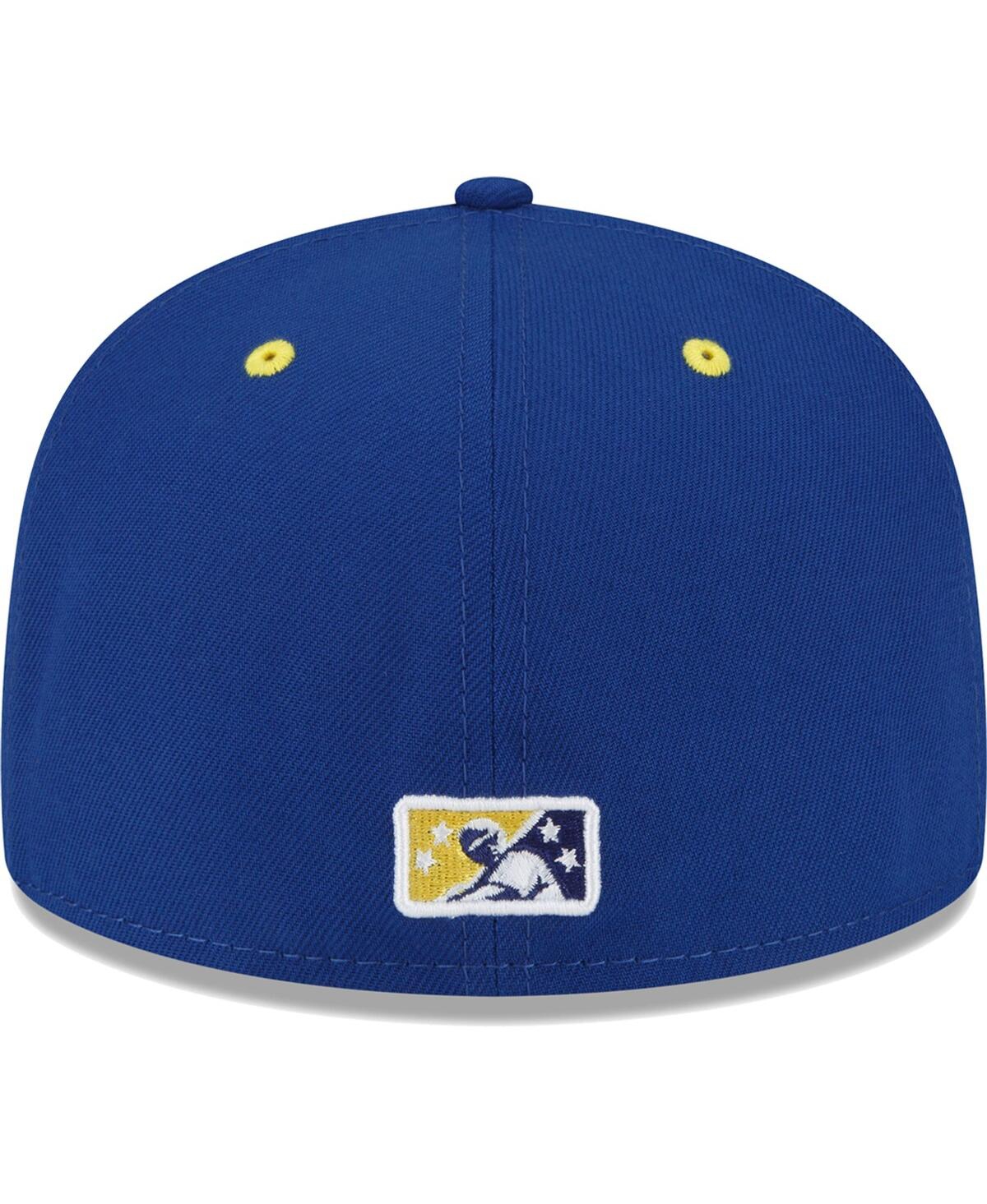 Shop New Era Men's  Blue Lynchburg Hillcats Copa De La Diversion 59fifty Fitted Hat