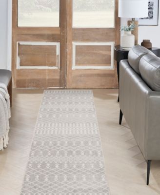 Astra Machine Washable ASW10 2'2" x 10' Runner Area Rug