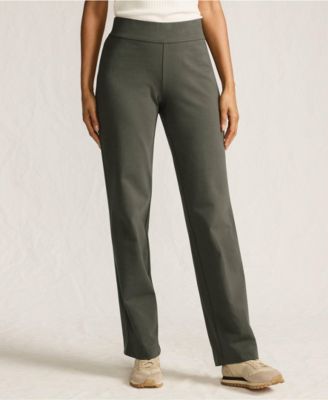 Women's Lands  End Starfish Mid-Rise Straight-Leg Pants