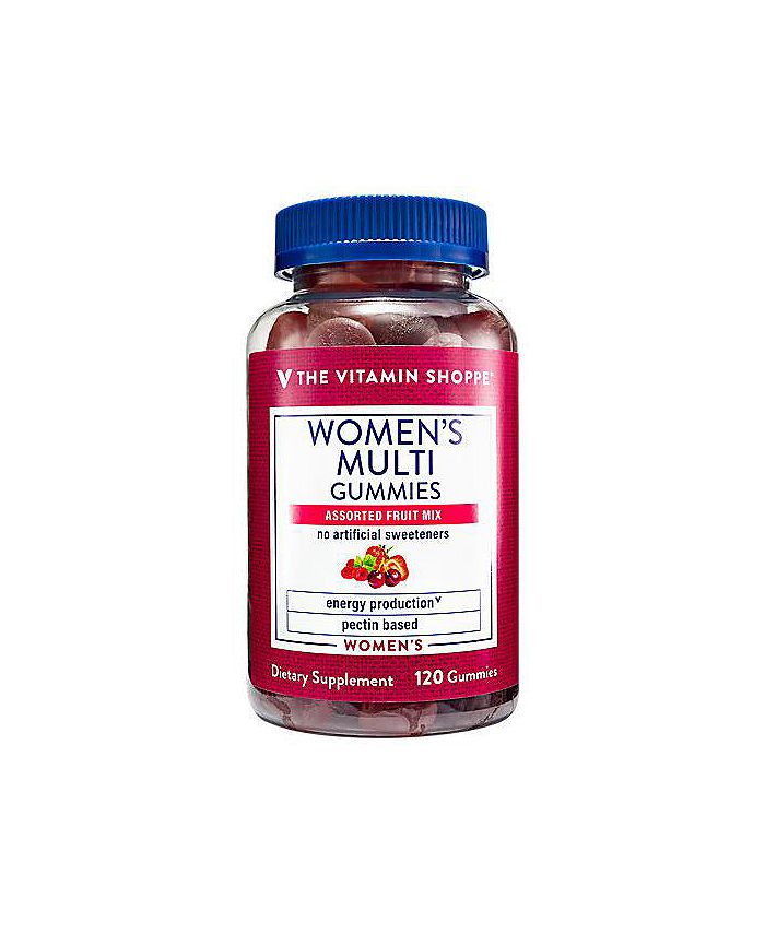 The Vitamin Shoppe Women's Multi Gummies Multivitamin for Energy Production Support Assorted