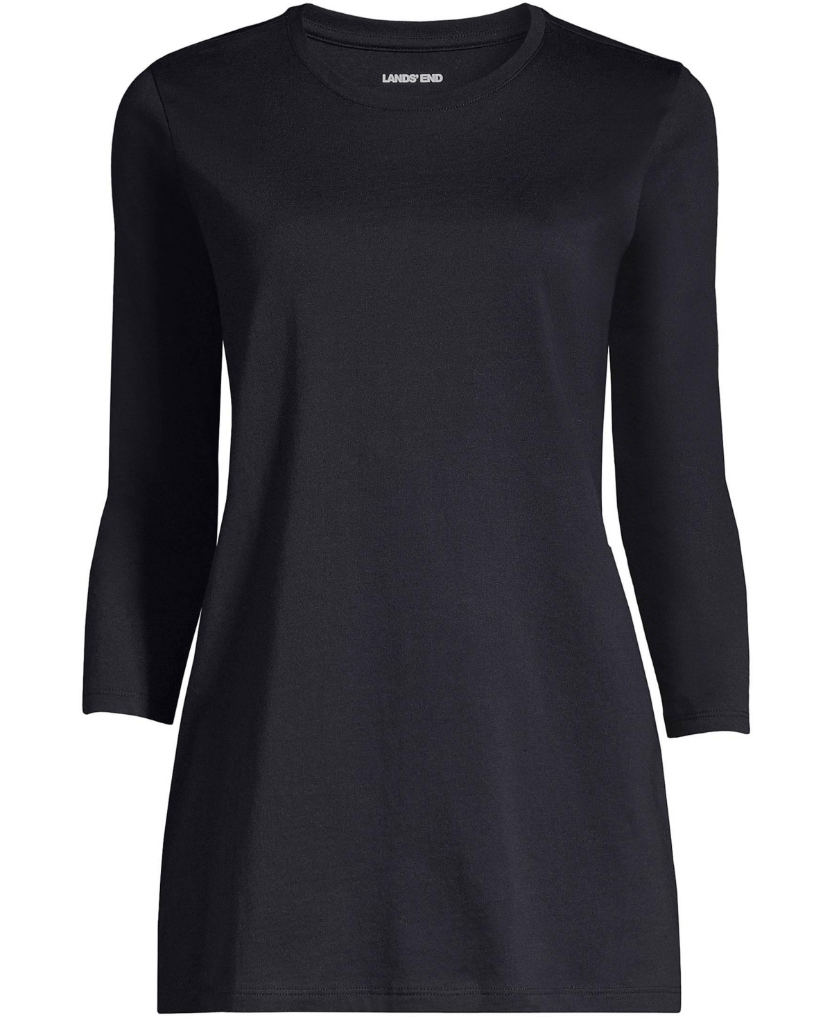 Lands' End Women's Tall 3/4 Sleeve Cotton Supima Tunic