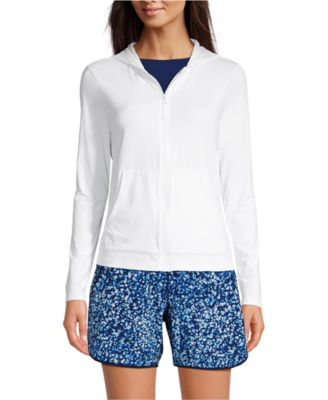 Women's SunShade UPF 50 Long Sleeve Hooded Full Zip Rash Guard