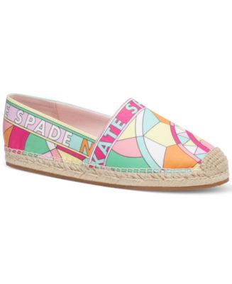 kate spade new york Women's Geo Sun Espadrille Flats - Macy's