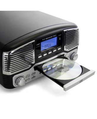 Retro Wireless Bluetooth Record and CD Player