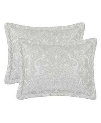 J Queen New York Brunello Comforter Sets In Platinum