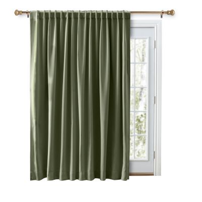Ultimate Black-Out 2-Way Pocket Double-wide Curtain Panel 112"W x 84"L