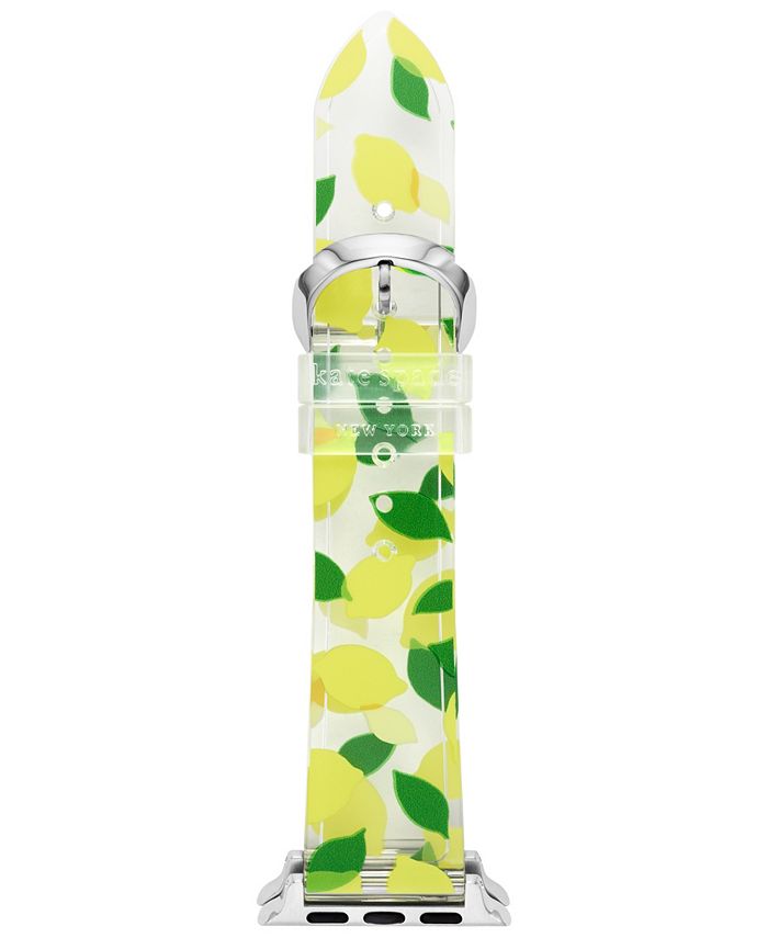 kate spade new york Women s Clear and Yellow Polyurethane Band for