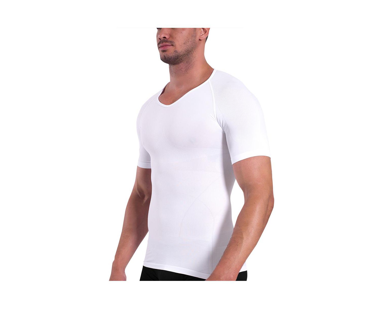 Мужская футболка Rounderbum Basic Light Compression, цвет: Белый — фото 3