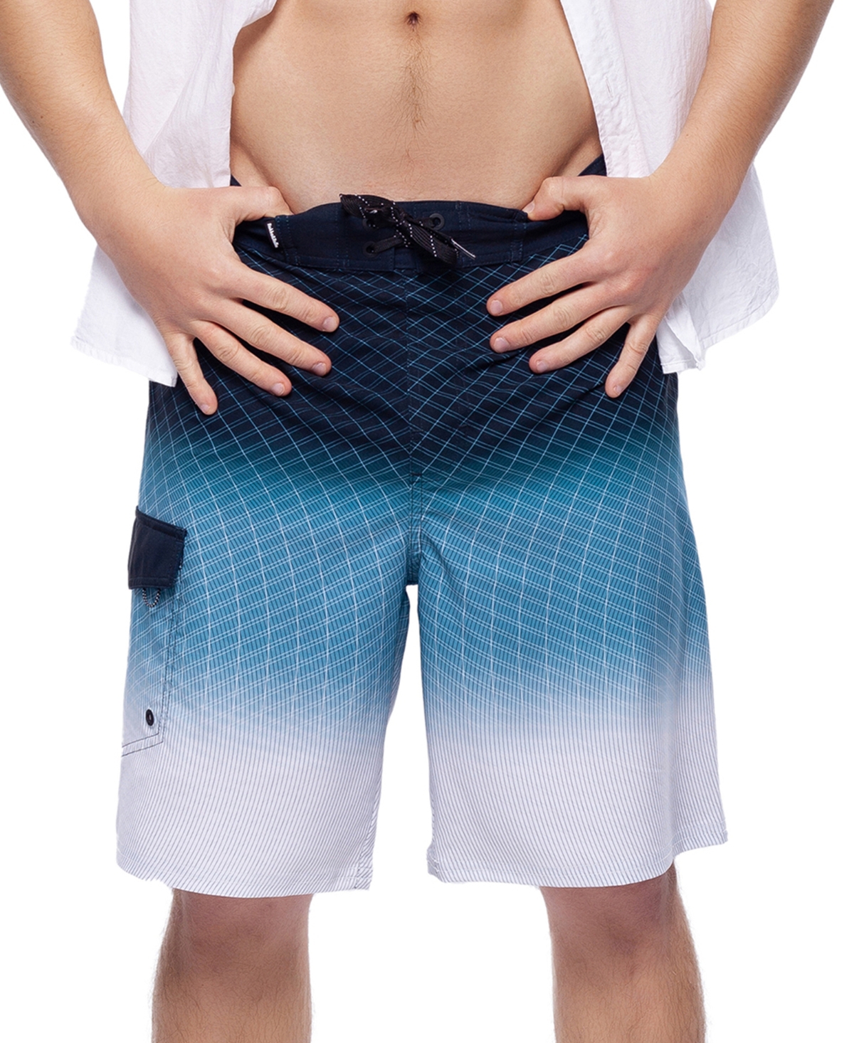Men's 9" No Liner Board Shorts Elastic Waist Quick Dry Swim Trunks - Summer paradise