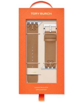 Tory Burch The McGraw Luggage Leather Band For Apple Watch  display picture 1