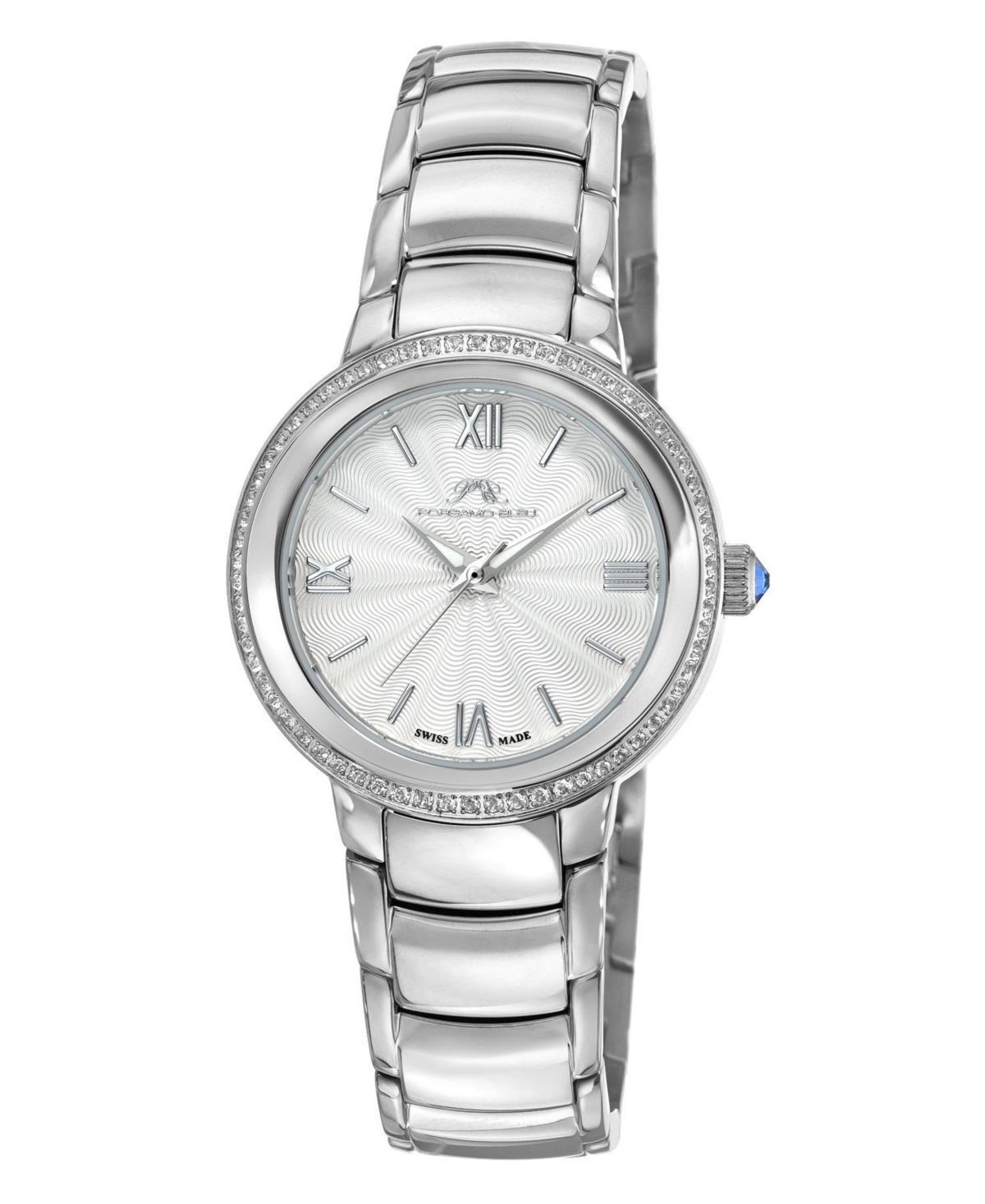 Women's Luna Stainless Steel Bracelet Watch 1181ALUS - Silver