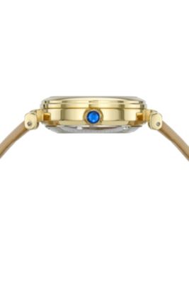 Women's Laura Automatic Genuine Leather Band Watch 1212BLAL