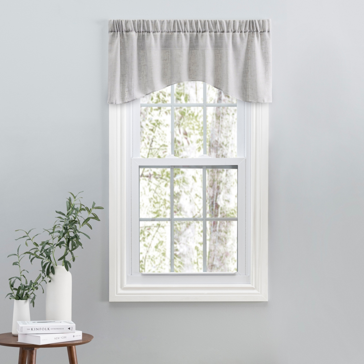 Ricardo Shannon Crescent Curtain Valance 52"W x 18"L