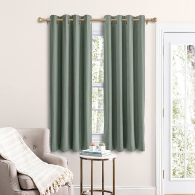 Grand Pointe Grommet Panel w/Wand Curtain 54"W x 45"L