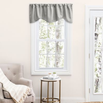 Grand Pointe Rod Pocket M-Shaped Curtain Valance 54"W x 17"L