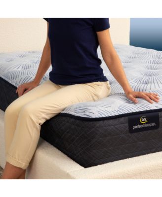 Perfect Sleeper Blue Lagoon Night 13" Plush Mattress Set, Queen Split