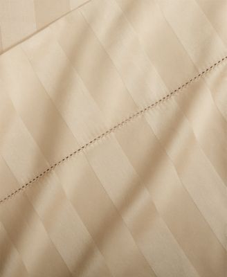 1.5" Stripe 550 Thread Count 100% Cotton 4-Pc. Sheet Set, Full, Exclusively at Macy’s