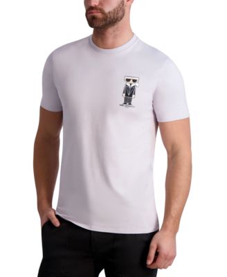 KARL LAGERFELD PARIS - Men's Slim-Fit Kocktail Karl Graphic Short-Sleeve Crewneck T-Shirt