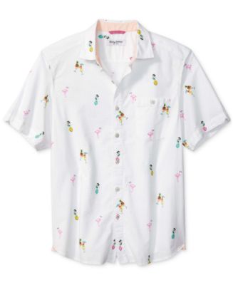 Tommy Bahama Men's Nova Wave Camp Shirt - Chambray Blue